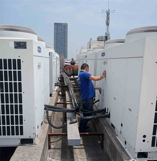 磁县中央空调制热和不制冷系统维修方法